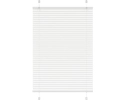 vidaXL - Plissé - rolgordijn - 85x150 - cm - stofbreedte - 84,4 - cm - polyester - wit