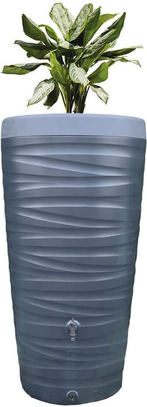 Prosperplast - Maze - Regenton - 2-in-1 - 240 liter - Antraciet