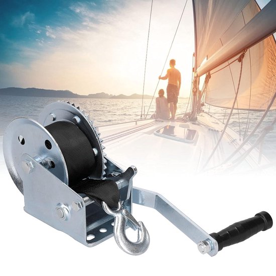 QYOEGSQ Poteau de treuil réglable for remorque de Bateau, Support de treuil avec Rouleau, treuil à