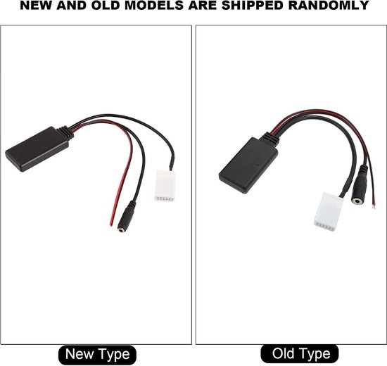 Auto Aux Kabel Draadloze Bluetooth Adapter, 12Pin Autoradio RD4 Bluetooth Muziek Aux Audio Kabel Adapter Vervanging Compatibel voor C2 C3 C4 C5 C6 C8 (zonder microfoon