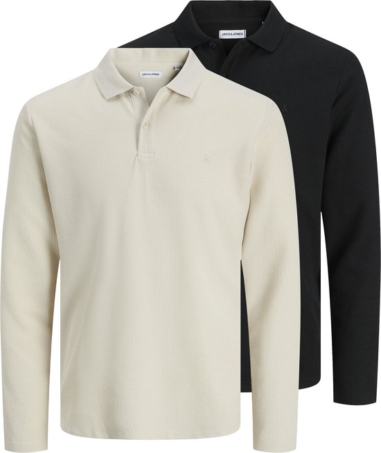 JACK&JONES - JJEAUSTIN POLO LS 2PK MP - Heren - Polo's