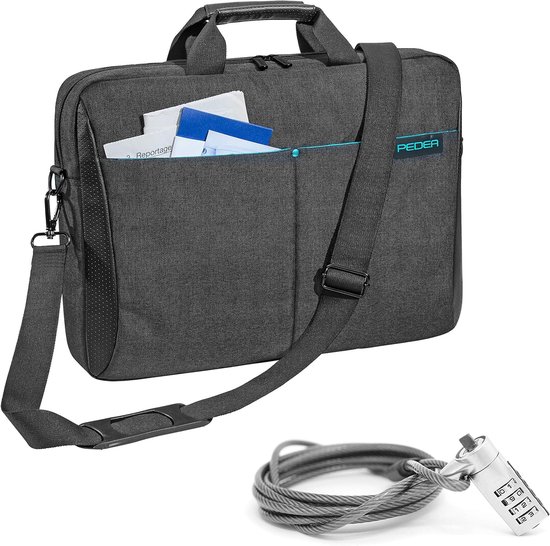 PEDEA laptop bag Fashion notebook case 17.3 inch blue PEDEA laptop bag Fashion notebook case 17.3 inch blue