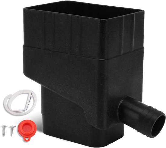 Wateropvang SucceBuy Plooibare Regenbak van 0,454609m³, Regenwateropvang met Kranen En Overloop-Kit