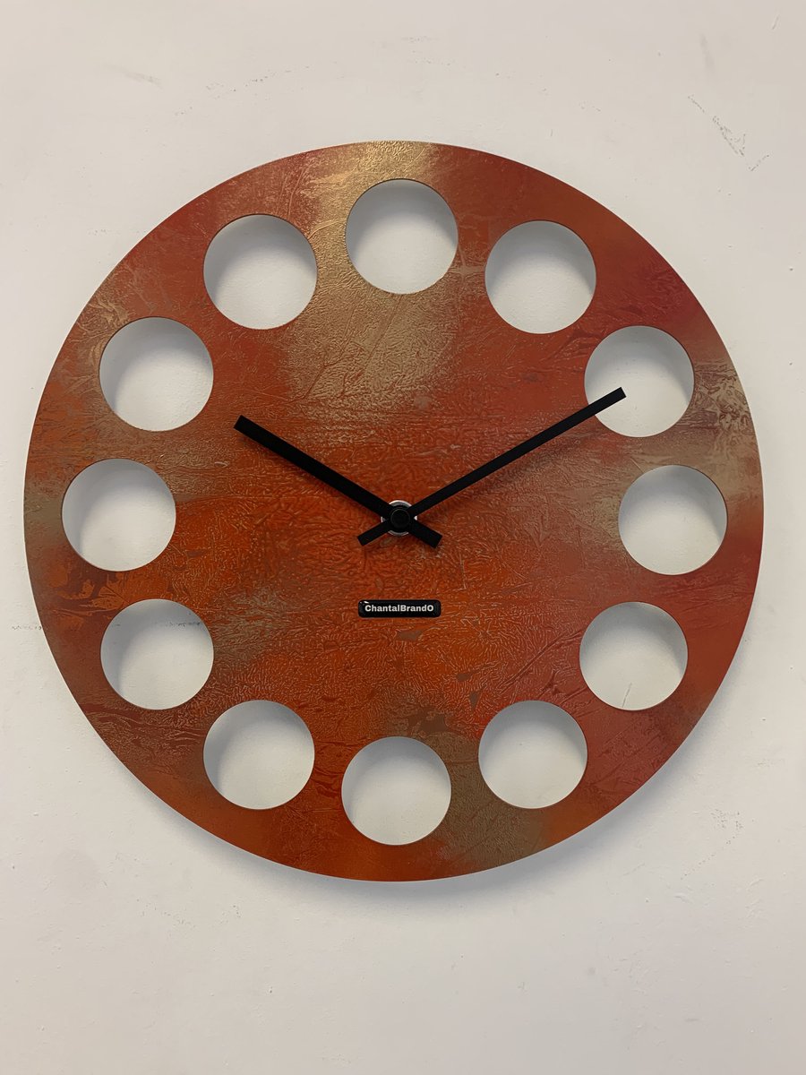 MOSACLOCK RED LABEL Wandklok Modern Industrieel Design