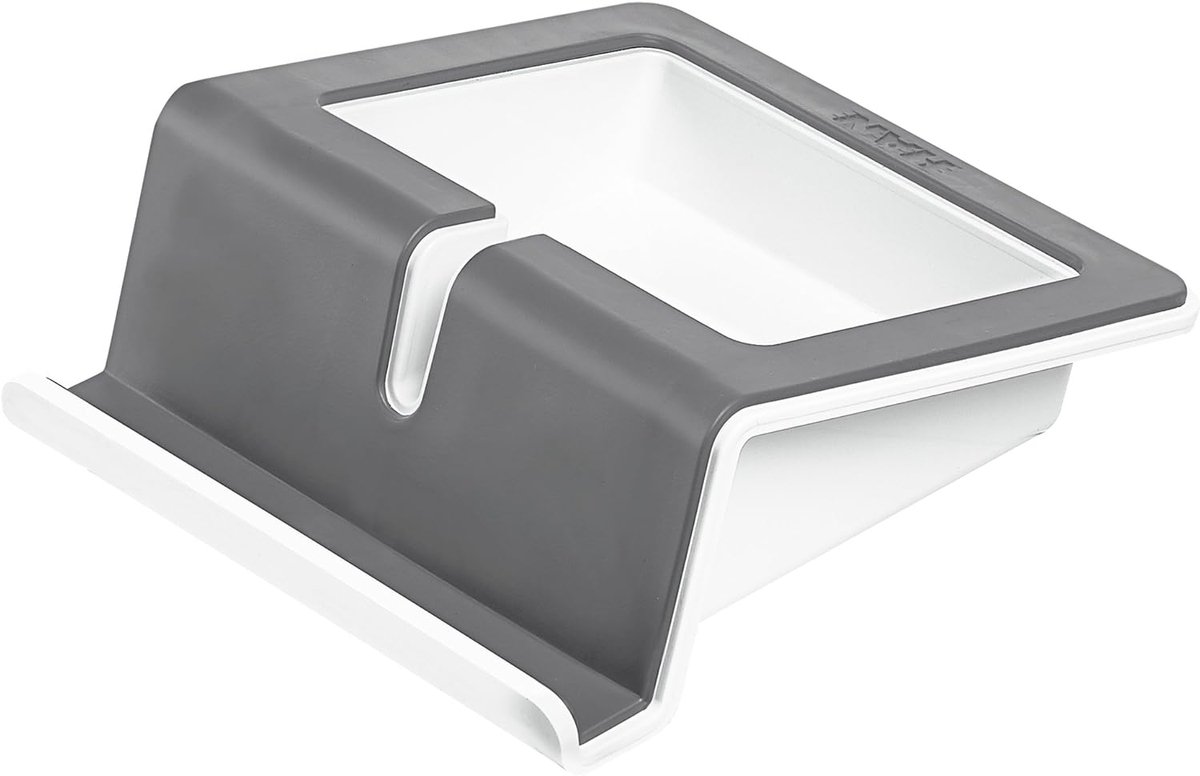 Moderne Tablet Stand met Soft-Grip en Kabelhouder - Geschikt voor Tablets en Smartphones