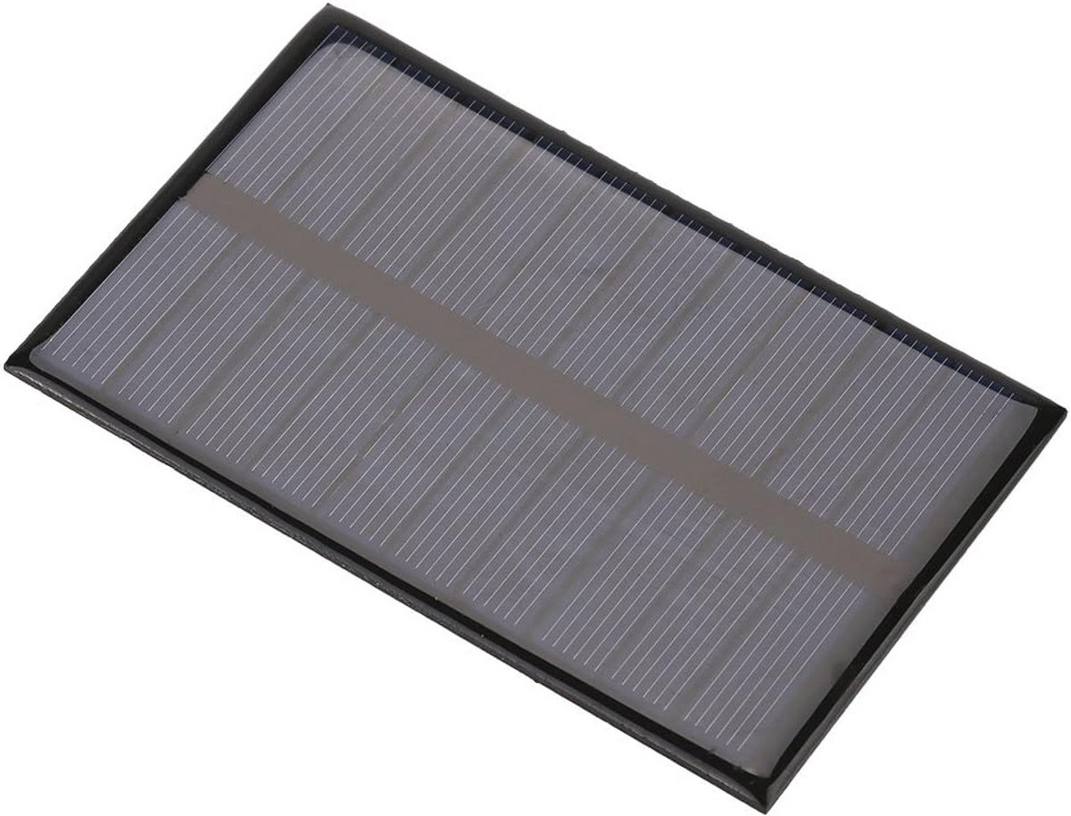 Draagbare 1.2W 5V Mini Zonnepaneel - DIY Oplader voor Mobiele Apparaten en Speelgoed