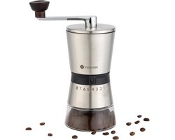 Handmatige Koffiemolen met Keramisch Maalwerk - 8 Instellingen voor Perfecte Maling