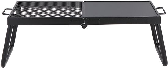 VEVOR BBQ Gills Houtskoolgrill Opvouwbare Grill Tafelgrill 570 X 285 X 230 Mm, 6 Kg Belastbare Draagbare Reisgrill Outdoor Campinggrill 300 ℃, Grillrooster + Grillplaat voor Tuinfeesten, Picknicks, Terras van Merkloos — afbeelding 4