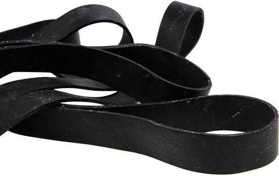 Afdekzeilwinkel - Spanrubber Plat 32cm 10 stuks zwart — afbeelding 3