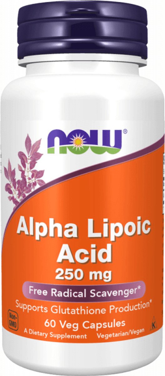 Goedkoopste Alpha Lipoic Acid 250mg Now Foods 60v-caps