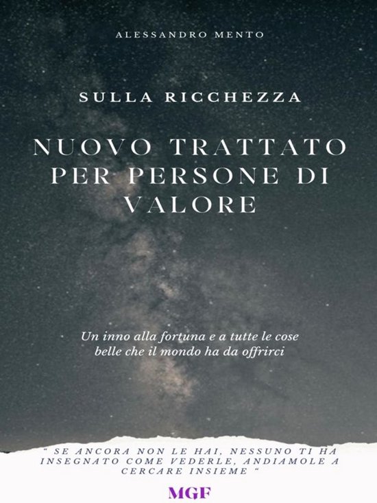 I Trattato : Sulla Ricchezza - cover