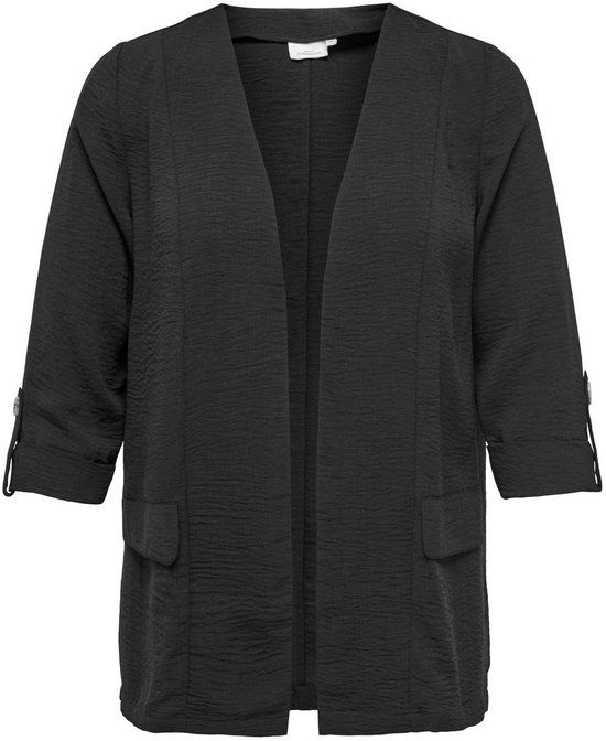 ONLY CARMAKOMA CARJACKIE 3/4 COATIGAN Dames Coatigan - Black