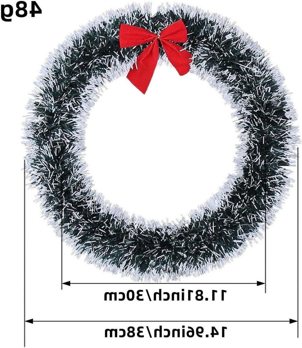 Kerstkeukenkastkrans dennenslinger deurkrans 2 stuks kerstkrans adventskrans kunstmatige deurkrans kerstdecoratie
