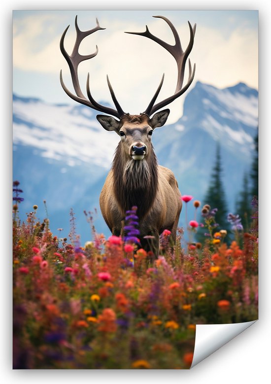 Eland Poster - Natuur - Gewei - Berg - Schilderij - Foto - Print - Groot - Canvas