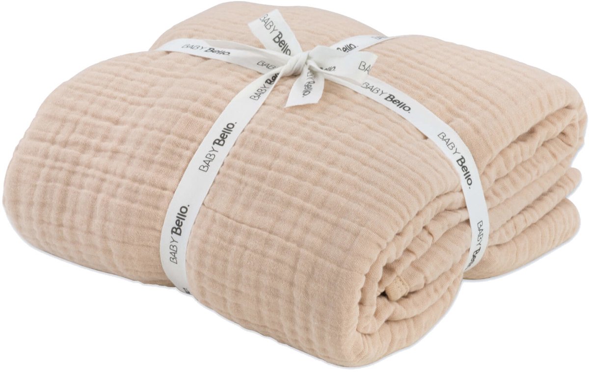 Baby Bello Hydrofiel Deken Toasted Almond 120 x 120 cm