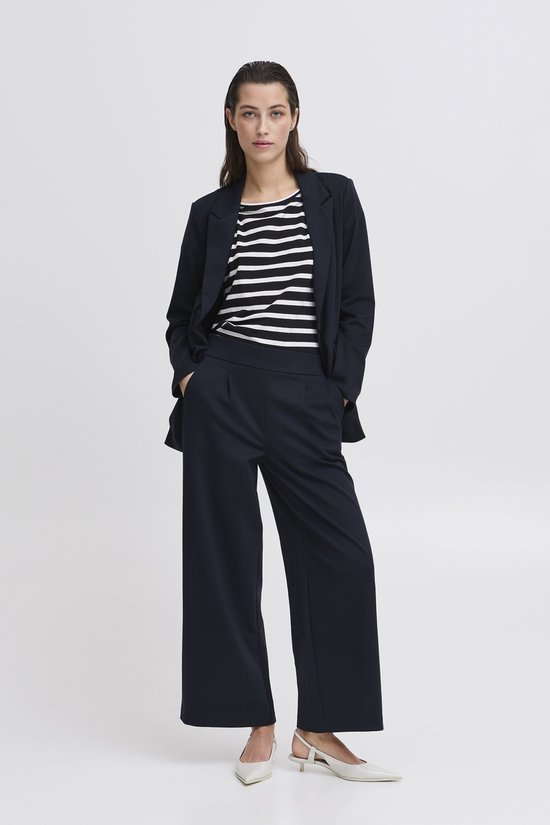 b.young - BYRIZETTA PANTALON LARGE COURT M - Femme - Pantalons