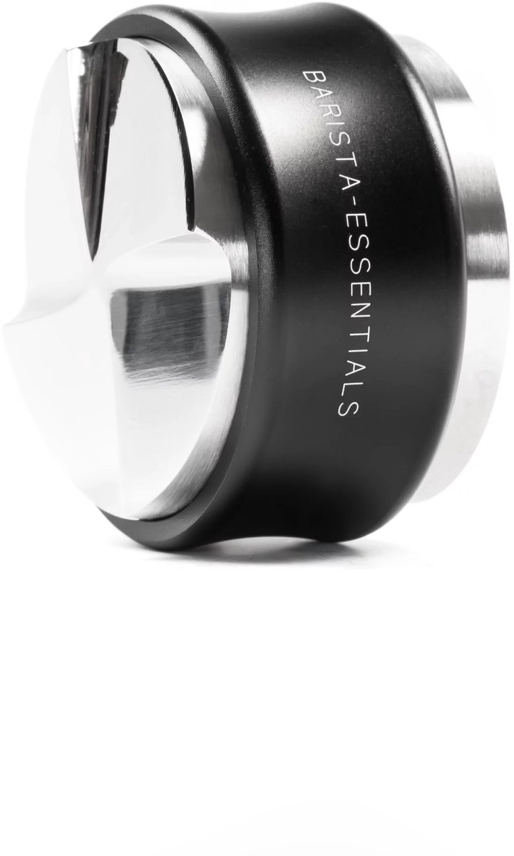 Tamper & Verdeler Combinatie – 58mm – QuickMill - Zwart - Koffie Tamper – Koffieverdeler - Espresso Tamper - Koffie Distributeur - Koffie Stamper - Espresso Verdeler - Quick Mill – Espressomachine - Barista Essentials