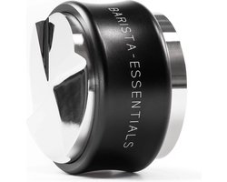 Tamper & verdeler combinatie - 53.3mm, Zwart - Koffie Tamper – Koffieverdeler - Espresso Tamper - Koffie Distributeur - Koffie Stamper - Espresso Verdeler - Sage Barista - Solis Espressomachine – Espressomachine - Barista Essentials