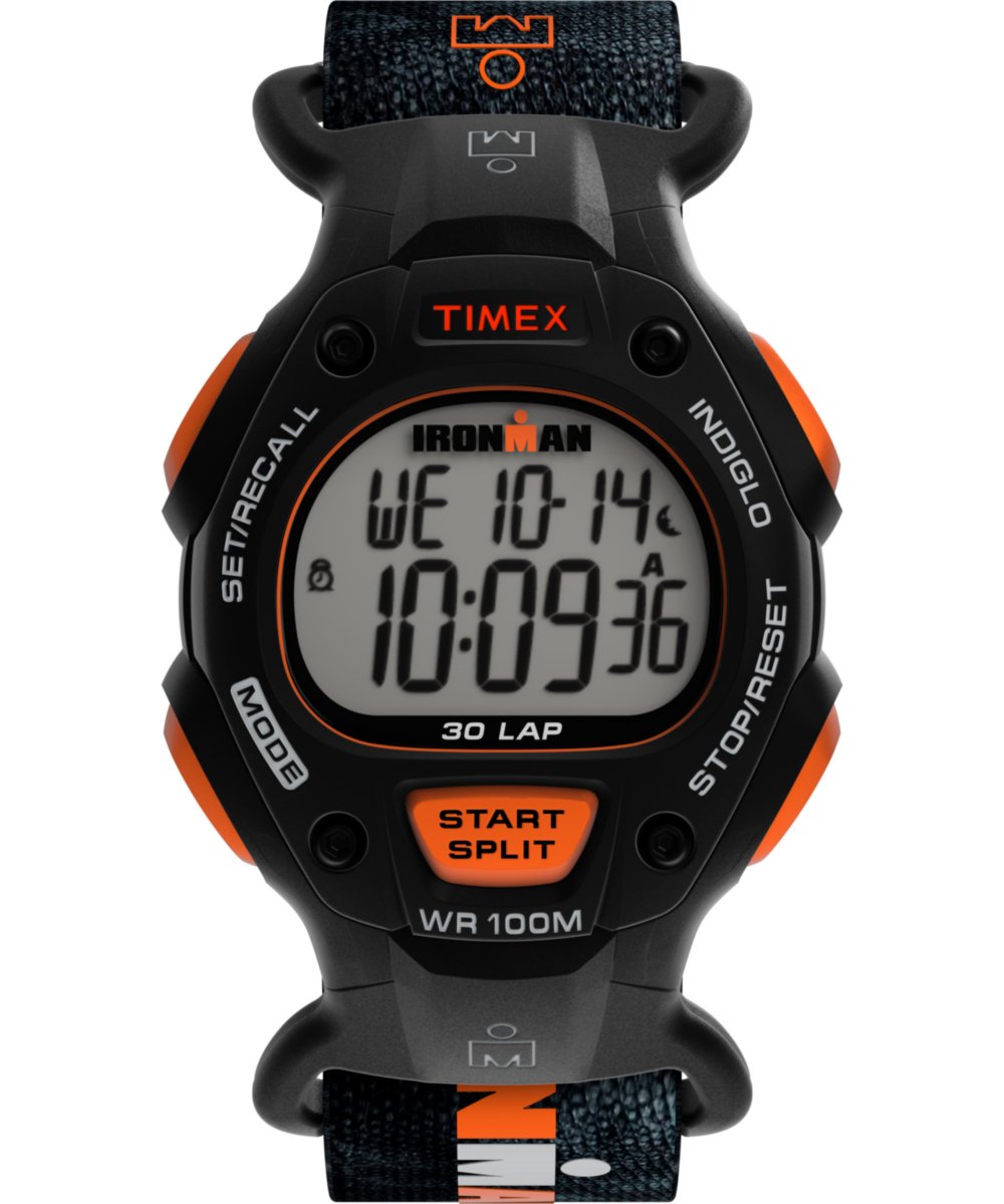 Timex Ironman Modern Vintage TW2W94000 Horloge - Textiel - Zwart - Ø 38 mm