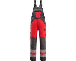 Mascot Safe Light Amerikaanse overall met kniezakken 15969-948 - hi-vis rood/donkerantraciet - C50 - 82