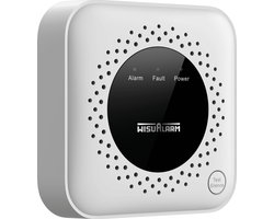 WisuAlarm GA40A Gasmelder Aardgas - Relaisfunctie - 230V - Gasdetector op netstroom - Gasalarm - Detector