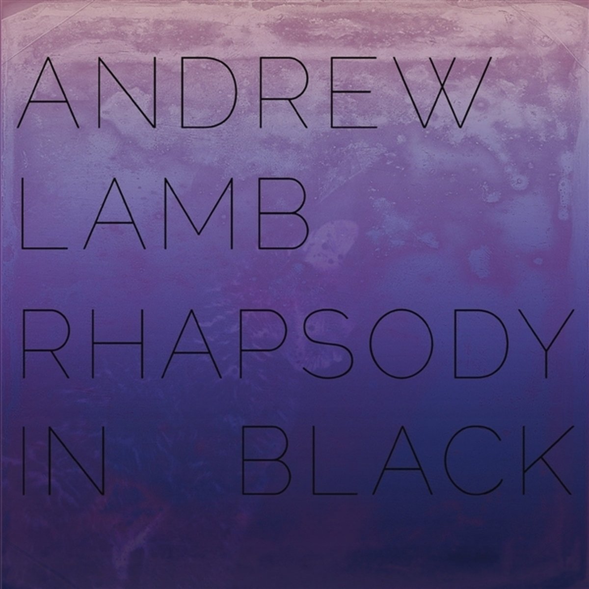 Andrew Lamb - Rhapsody In Black (CD)