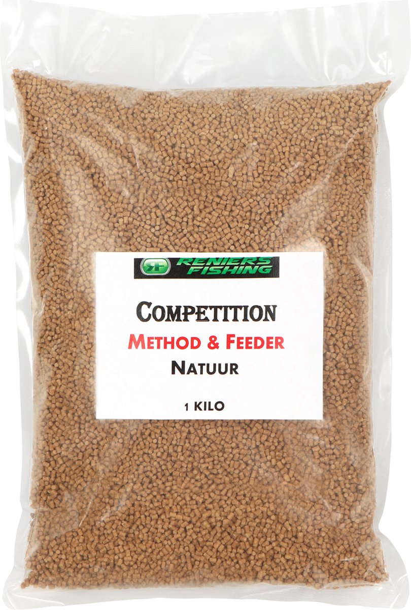 Reniers Fishing Method & Feeder Competition Pellets 1 Kilo - Smaak : Sweet Strawberry