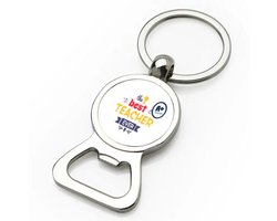 Akyol - docent cadeau - flesopener - Docent - meester en juffen cadeau - de beste leraar/lerares - afscheidscadeau - collega cadeau - verjaardagscadeau - verjaardag - cadeau - geschenk - leuke cadeau - kado - gift - 9 bij 3 cm