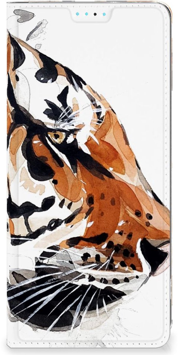 Bookcase OPPO A98 5G Watercolor Tiger