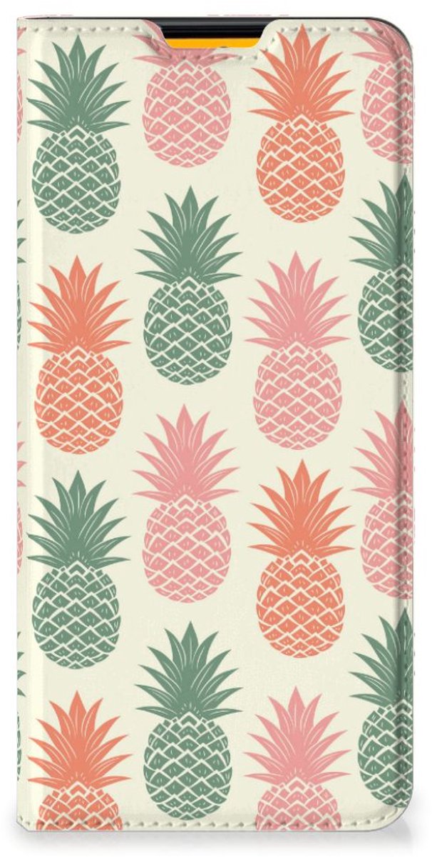 Book Case voor Samsung Galaxy M52 Flip Style Cover Ananas