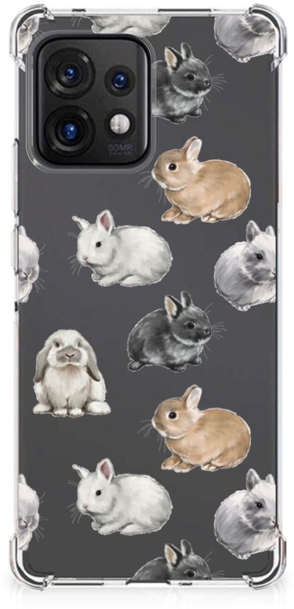 Case Anti-shock voor Motorola Edge 40 Pro Konijntjes