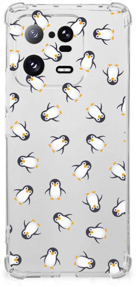 Doorzichtige Silicone Hoesje voor Xiaomi 13 Pro Pinguïn