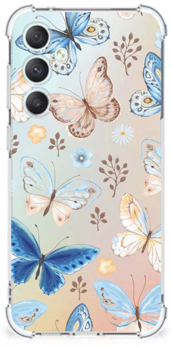 Case Anti-shock voor Samsung Galaxy S23 FE Vlinder