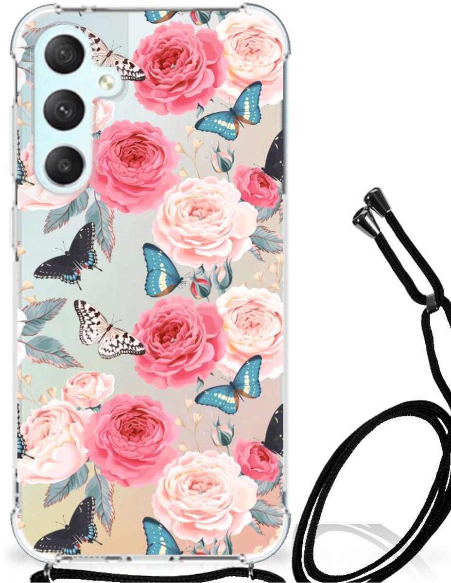 Samsung Galaxy S23 FE Case Butterfly Roses