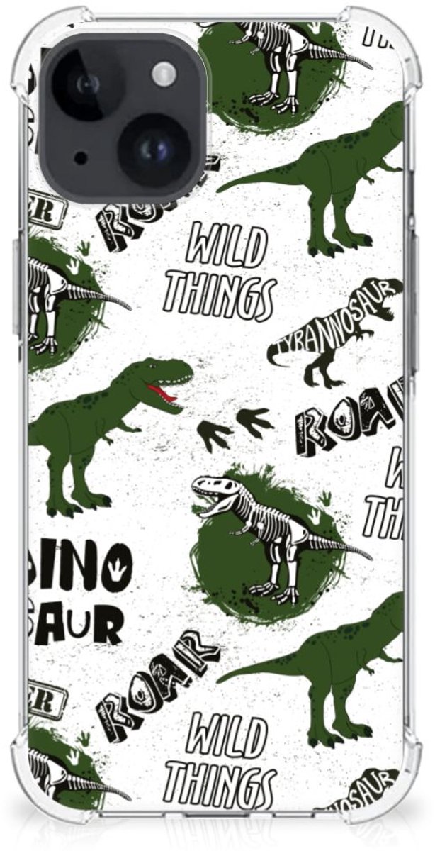 Case Anti-shock voor iPhone 15 Plus Dinosaurus