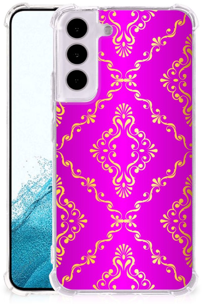 Anti Shock Case Samsung Galaxy S22 Barok Roze