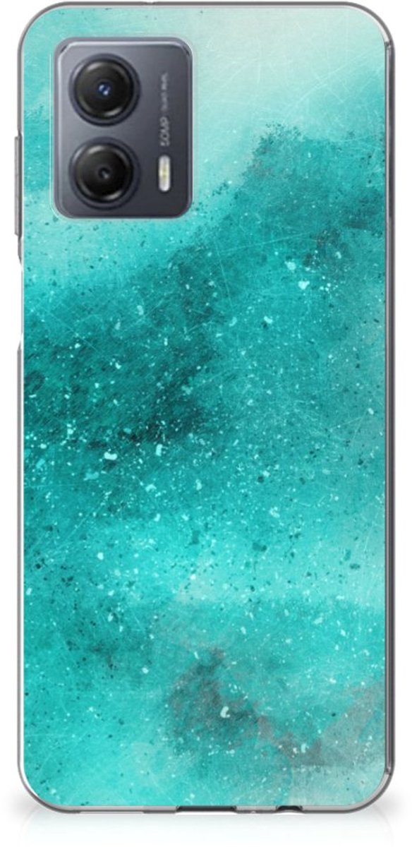 Hoesje maken Motorola Moto G53 Painting Blue