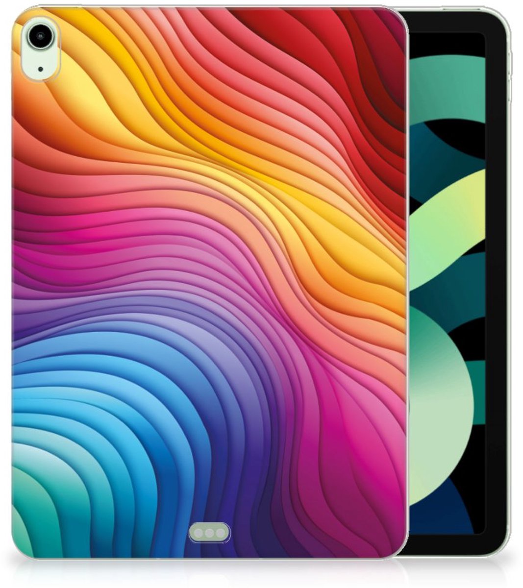 Back Cover voor Back Cover voor iPad Air (2020/2022) 10.9 inch Regenboog