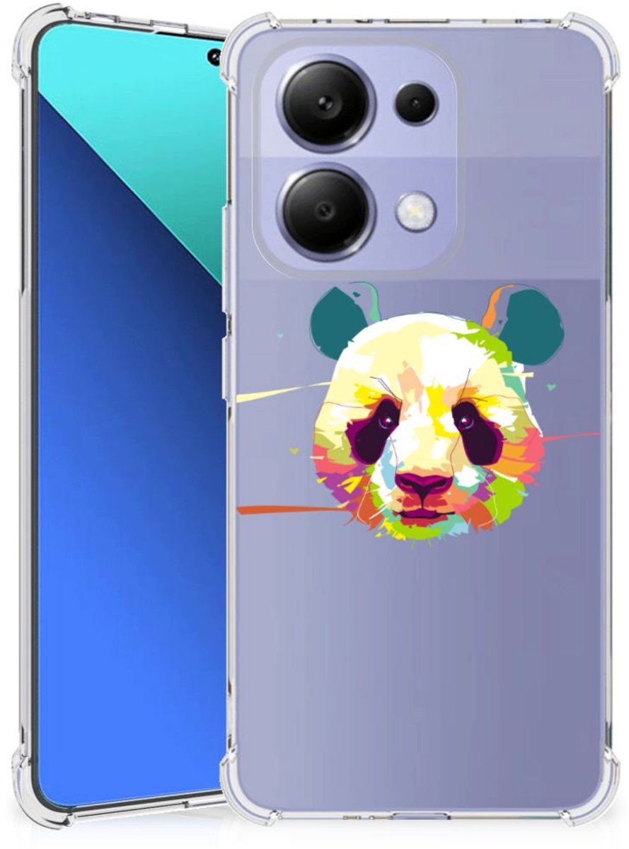 Xiaomi Redmi Note 13 4G Stevig Bumper Hoesje Panda Color