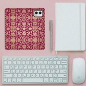 Bookcase Idées cadeaux Coque Motorola Moto G73 avec photo Baroque Pink