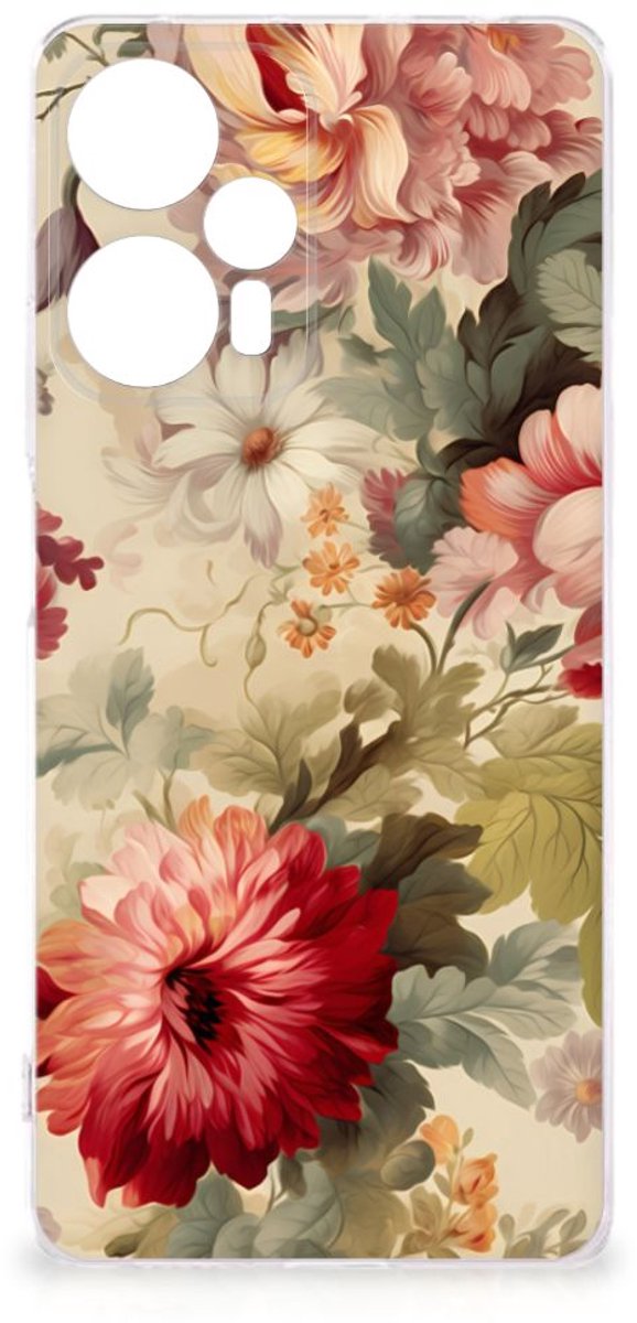 TPU Case voor Xiaomi Poco F5 Bloemen