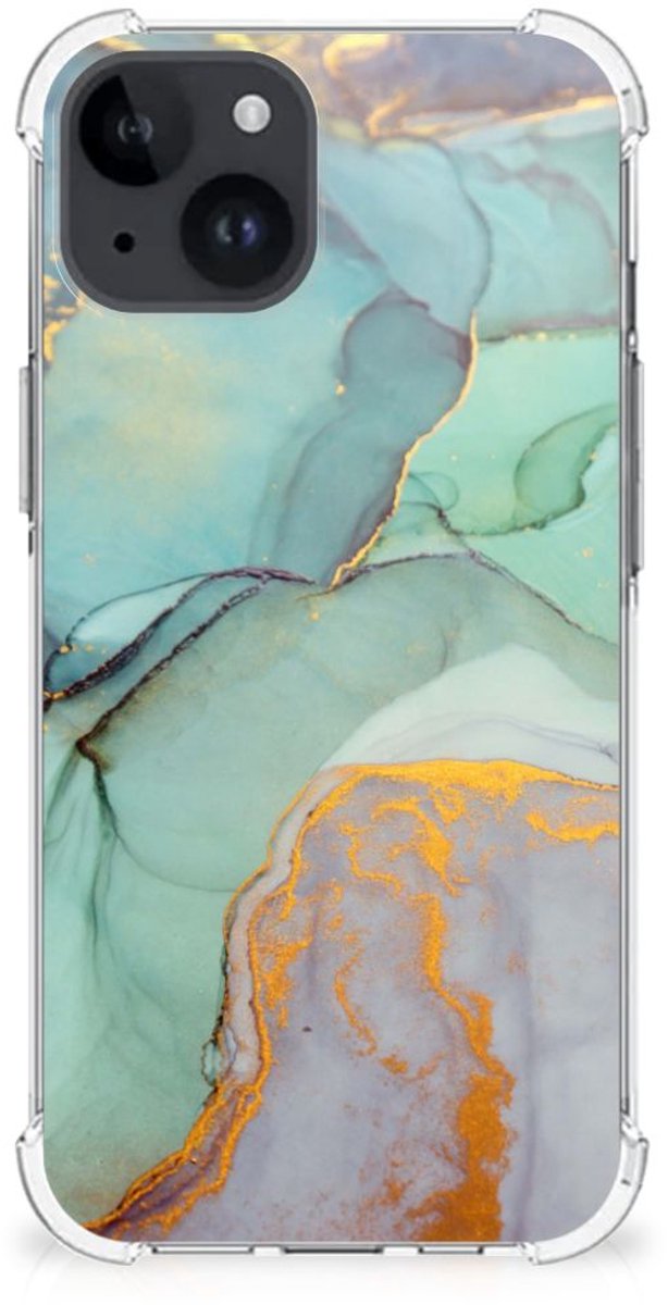 Back Cover voor iPhone 15 Plus Watercolor Mix
