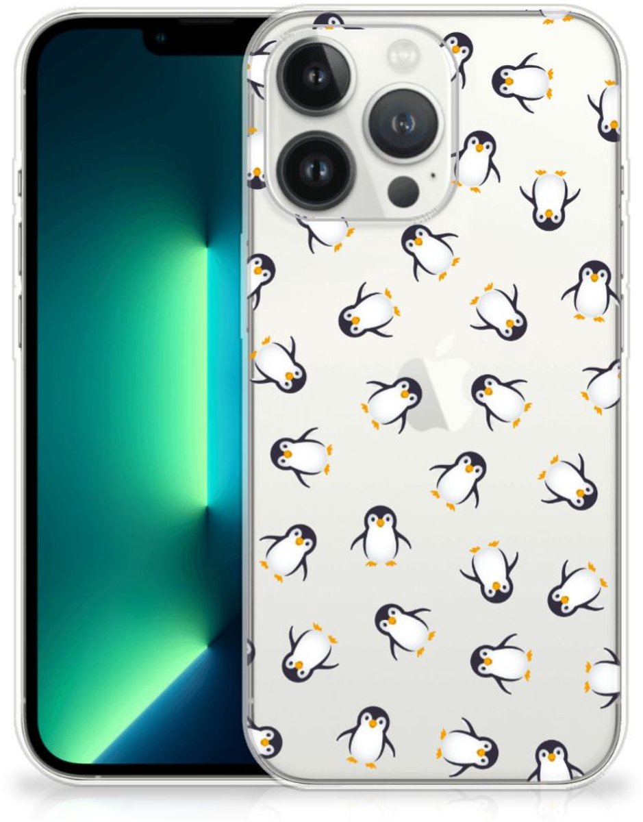 TPU bumper voor iPhone 13 Pro Max Pinguïn