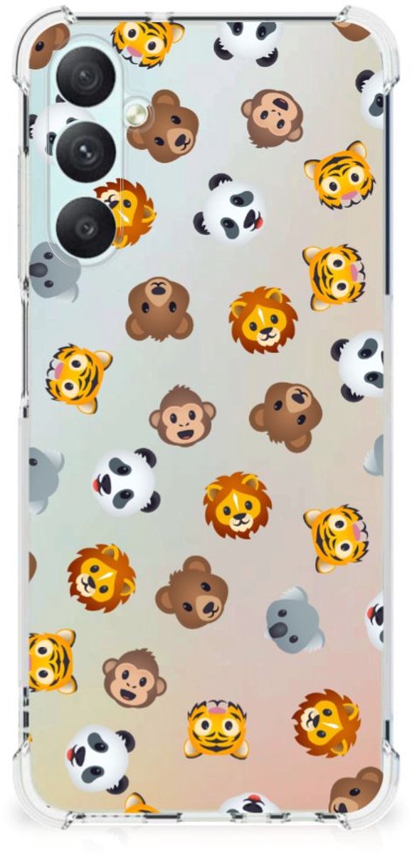 Doorzichtige Silicone Hoesje voor Samsung Galaxy A05s Dieren Emojis