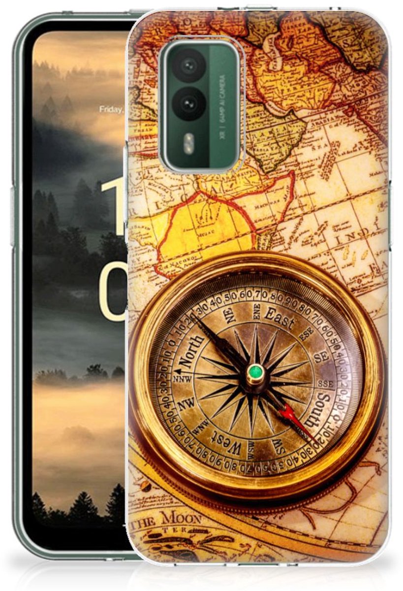 Nokia XR21 Siliconen Back Cover Kompas