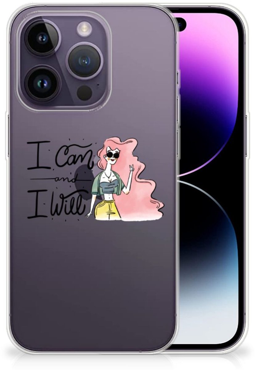 Apple iPhone 14 Pro Telefoonhoesje met Naam i Can