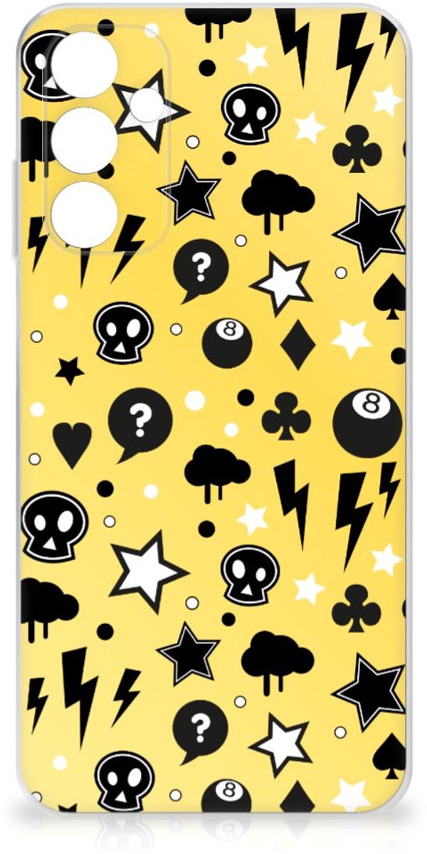 Silicone Back Case Samsung Galaxy A15 Punk Geel