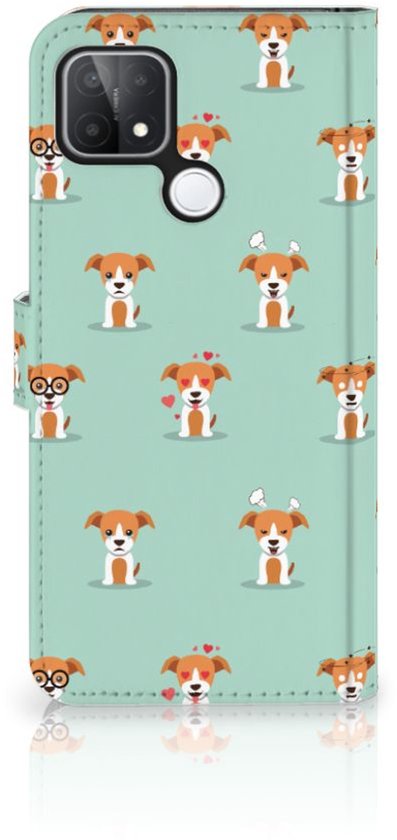 Étui pour Smartphone OPPO A15 Bookcase Pups