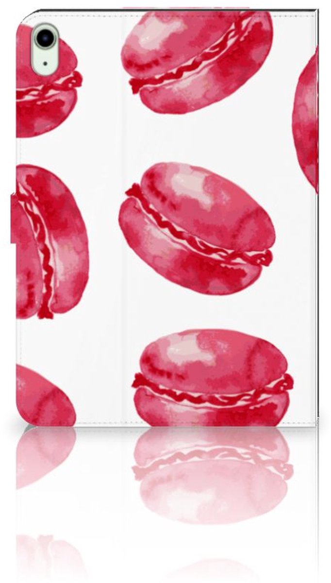 iPad Air (2020/2022) 10.9 inch Tablet Stand Case Pink Macarons