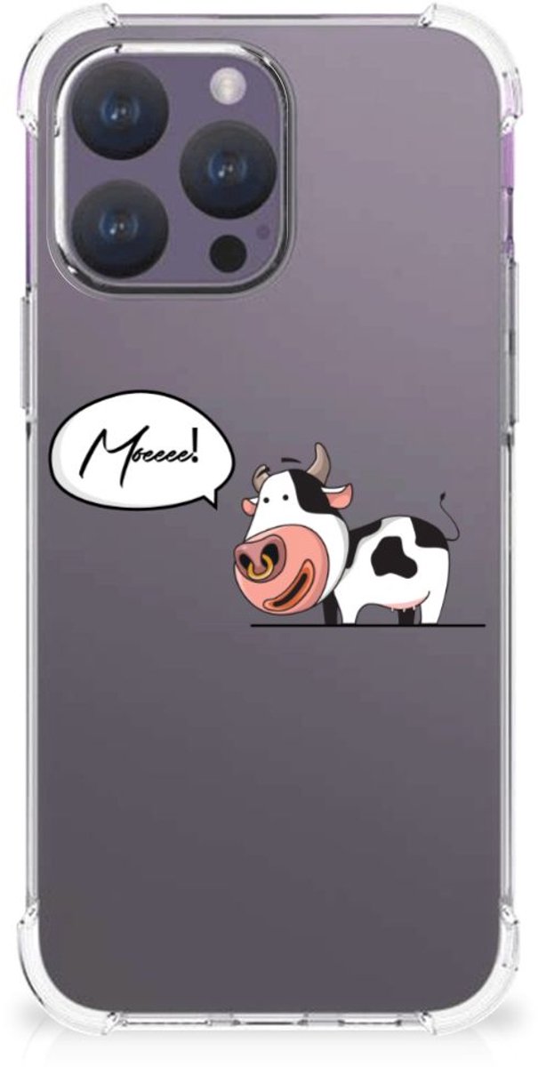 iPhone 15 Pro Max Stevig Bumper Hoesje Cheeky Cow